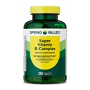 Jarné údolie Super vitamín B-komplexné tablety Diétne doplnky (250 tabliet) - Nový vzhľad