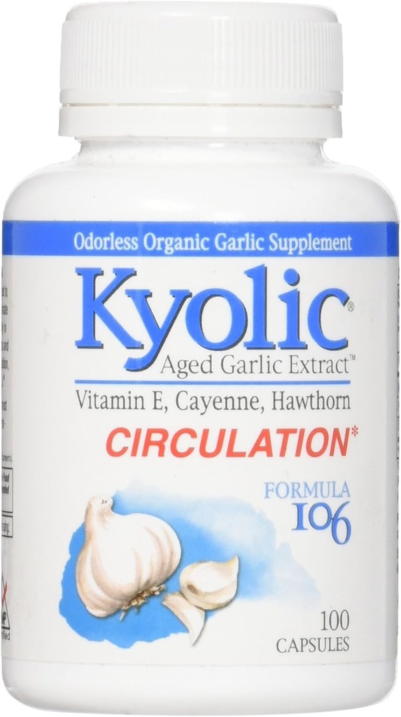 Kjolic Aged cesnak extrakt zdravé srdce Formula 106 - 100 kapsúl