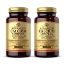 Solgar Advanced Calcium Complex - 120 tabliet, balenie 2 - so zinkom, bórom, vitamínmi D3 a K2 - non-GMO, bez lepku, bez mlieka - 60 Celkové služby