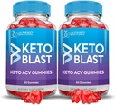 (2 balenia) Apple Cider Ocot Gummies 1000MG Keto Blast Keto ACV Gummies Advanced Formulated with Pomegranate Beet Juice Powder B12 Vegan Non GMO 120 Gummy