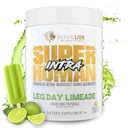 ALPHA LION Superhuman Intra Cvičenie Powder pre mužov a ženy, Aminokyseliny nápoj, svalové zotavenie Supplement, BCAA Powder, Electrolytes & Hydratácia Mix (42 slúži, Lime Flavor)