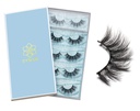 DYSILK Lashes Falošné riasy - Očné Lashes Lashes 5 páry 6D Lashes Pack Fluffy Lashes Fake Eye Lashes Natural Look Wispy Očné riasy Strip Lash Faux Falošné riasy Extensions Kit 