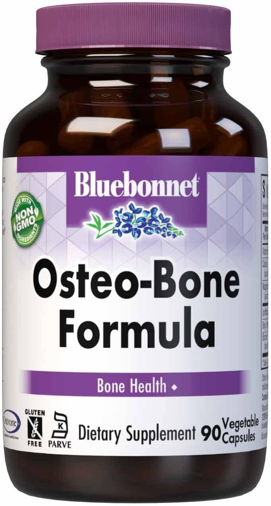 BlueBonnet Osteo-Bone Formula Vegetarian Kapsule, 90 Počet