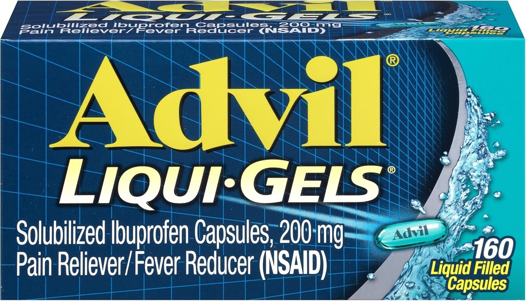 Advil Liqui- Gels Tekuté naplnené kapsuly, 200 mg - 160 ml, balenie 2 ks