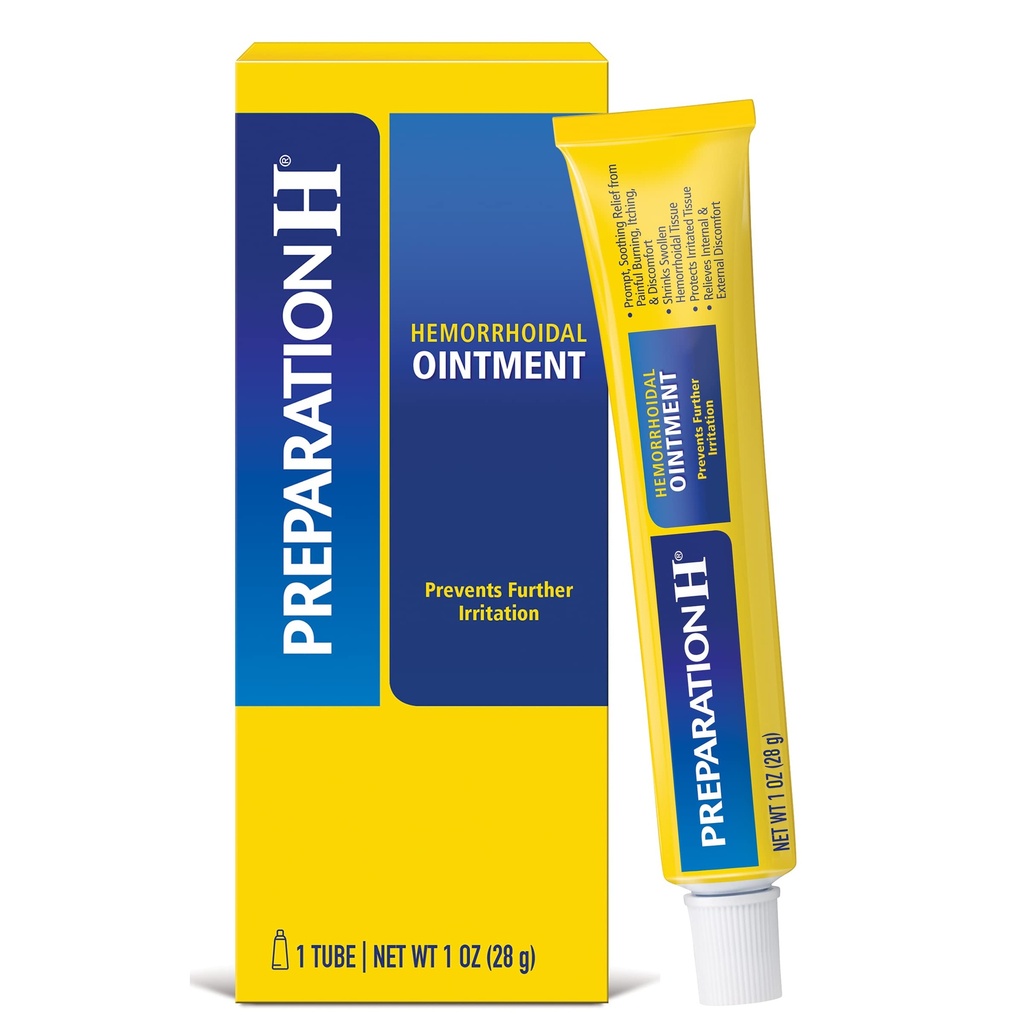 Príprava H hemoroidy Masť, svrbenie, pálenie a úľava od nepohodlia - 1 Oz Tuba