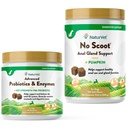 NaturVet Advanced Probiotiká, zdravé enzýmy a PB6 Probiotické doplnky pre vaše psy Žalúdok, 120 Mäkké žuvačky a žiadna šuvačka pre psy - 120 Mäkké žuvačky - podporuje zdravý Anal Gland & Bowel Funkcia