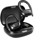 Back Bay Audio Runner 60 Bezdrôtové bežiace earbuds, 80 hodín dlhá životnosť batérie cez ucho s EarHooks, zabaliť slúchadlá bezdrôtové Bluetooth Earbuds s mikrofónom, slúchadlá v ušiach slúchadlá