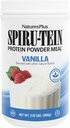 NaturesPlus SPIRU-TEIN, Vanilla - 2,12 lbs, balenie 3 - Spirulina Protein Powder - Vitamíny a minerály pre energiu - Vegetarián, bezlepkové - 96 Celkové služby