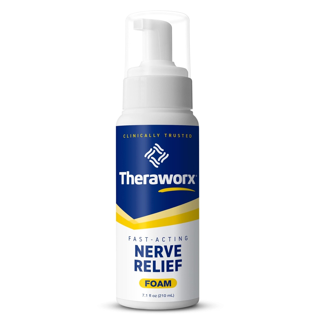 Theraworx Fast-Acting Nerve Relief Pena Aggravated Nerve Discomfort Relief - 7,1 oz - 1 Počet