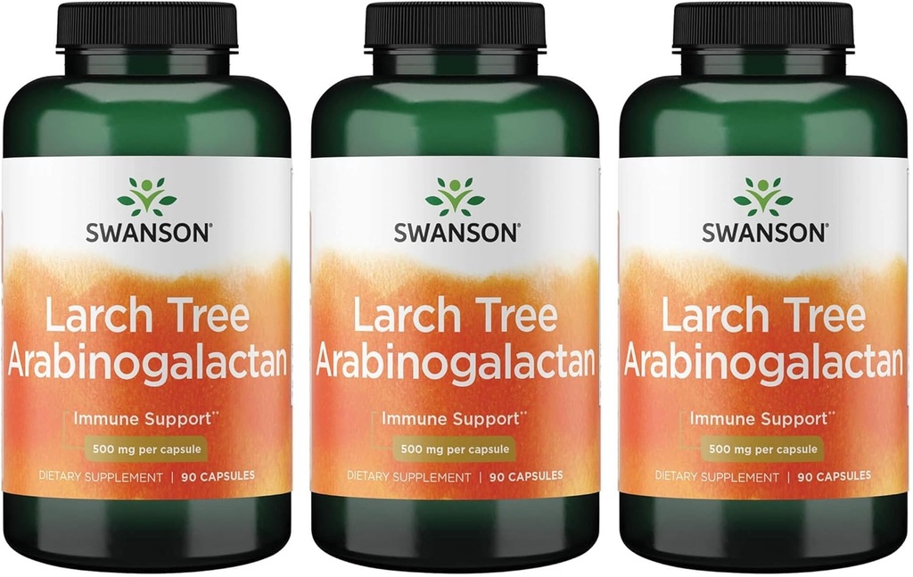Swanson Ultra Larch Tree Arabinogalactan 500 mg 90 Caps 3 balenie