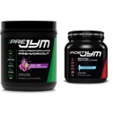 Pre JYM Grape Candy Pre Cvičenie, Post JYM Active Matrix Post-Workout s BCAA, Kreatín HCI, Beta-Alanine 30 Slúži každý