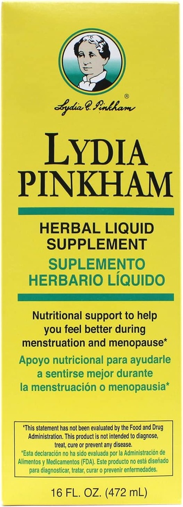 Lydia Pinkham Herbal Liquid, 16oz na fľašu