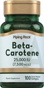 Piping Rock Beta karotén 25000 IU Softgels 