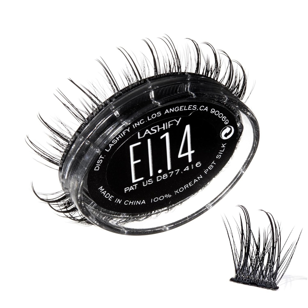 Upravte extrémny ľad 14mm Gossamer DIY predĺženie rias znovu naplniť, prvý Dual-Fibered Lash, ktorý predstavuje ako tenké a hrubé vlákna, čierna, jednoduché falošné Lashes