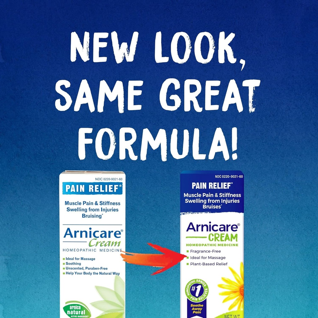Boiron Arnicare krém na úľavu od bolesti kĺbov, svalovej bolesti, svalovej bolesti a opuchu z modrín alebo zranení - rýchle Absorbovanie a Fragrance-free - 1,3 oz (balenie 2)
