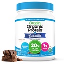 Orgain Organic Vegan Protein Powder + Ovsené mlieko, Čokoláda - 20g Plant Based Protein, Gluten Free, No Dairy, Soy alebo Laktóza zložiek, Nízky cukor, Non-GMO, Kosher, Pre Shakes & Smoothies - 1.05lb