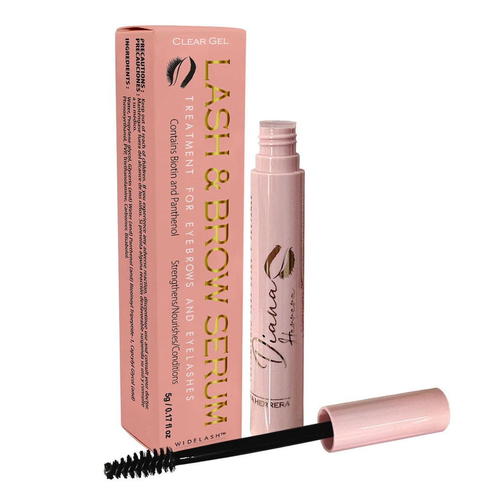 DIANA HERERA ""Obočie a lash zvýšenie séra pre silnejšie, a plnší vzhľad, výživné, posilnenie, a klimatizácia vzorec, transparentné, 0.17 fl oz (5ml) .""