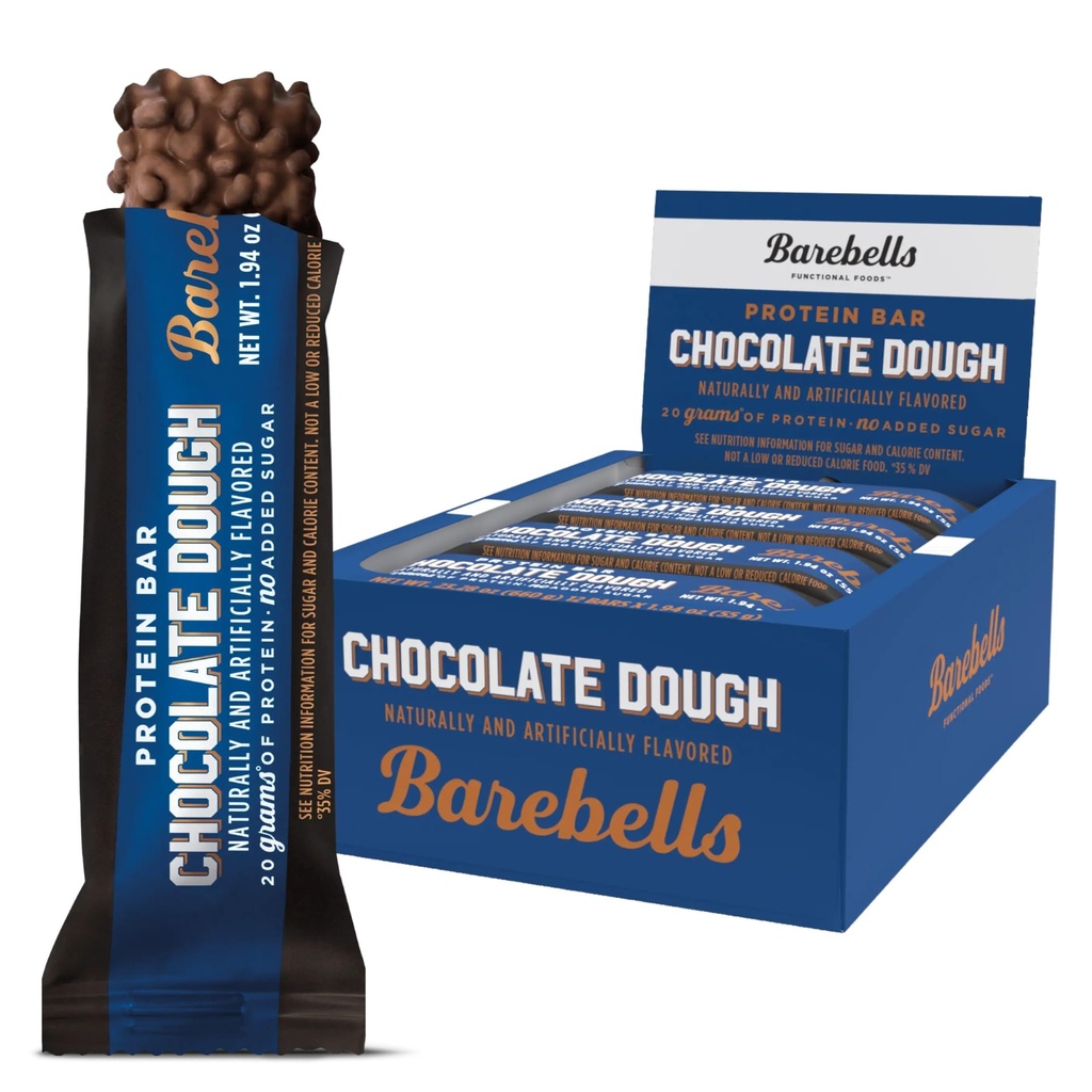 Barebells Protein Bars Čokoládový dokus - 12 g High Protein Treats - Chocolate Nutrition Bar with 1g Total Sugars - On-The-Go Breakfast or Post-Workout Snack