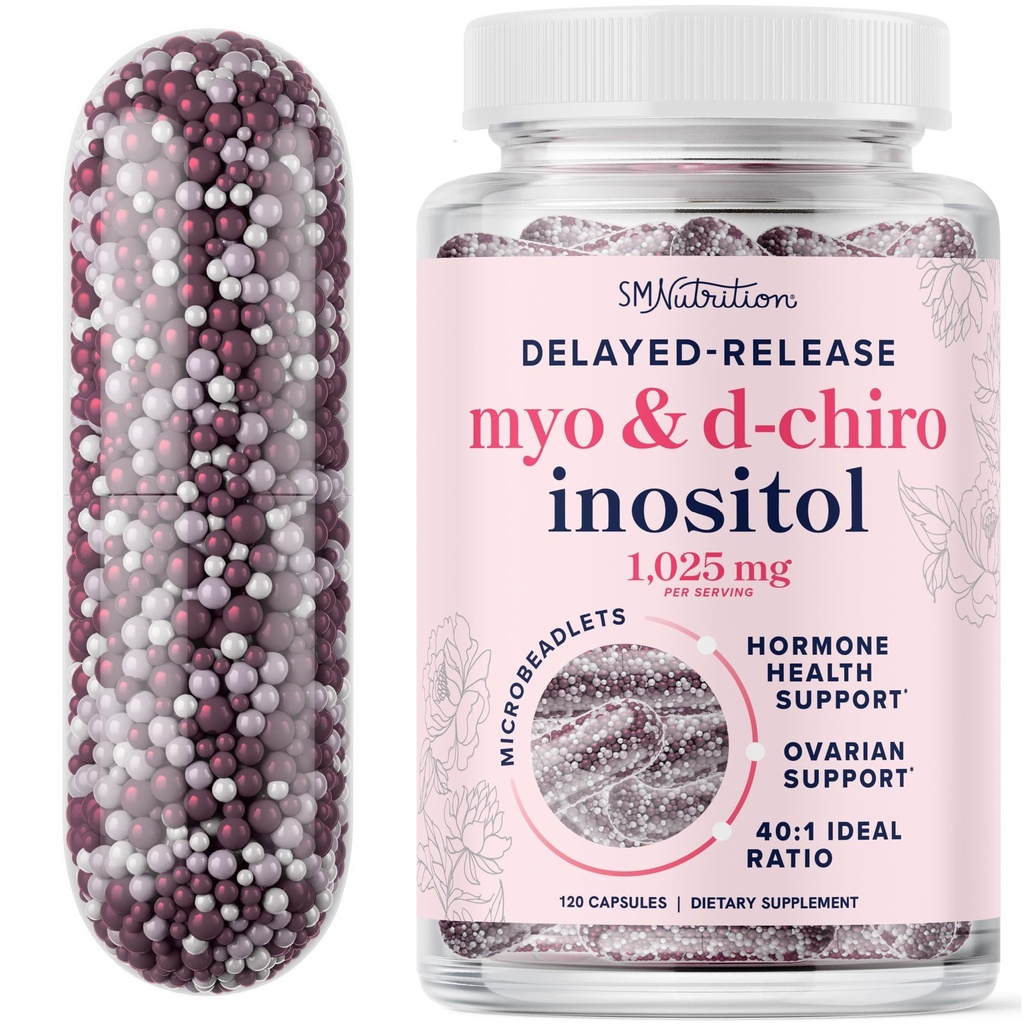 Myo-Inozitol & D-Chiro Inozitol pre Hormone Balance pre ženy 