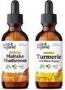 Maitake Mušroom Tincture 2 fl oz & Turmerica Tincture 2 fl oz