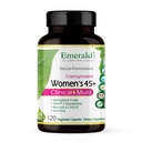 Emerald Labs Women's 45+ Clinical Multi - Multivitamín pre komplexnú podporu, zdravie kostí a srdca* - Určené pre ženy 45+ - bezlepkové a vegetariánske - 120 Rastlinné kapsule (30-Deň dodávky)