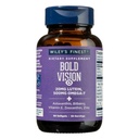 Wiley's Finest Wild Aljašský rybí olej Bold Vision - Rybí olej Očné doplnok s lutein, Zeaxantin, čučoriedky, Omega-7, Vitamín E, a zinok - 60 Softgels (30 Servings)
