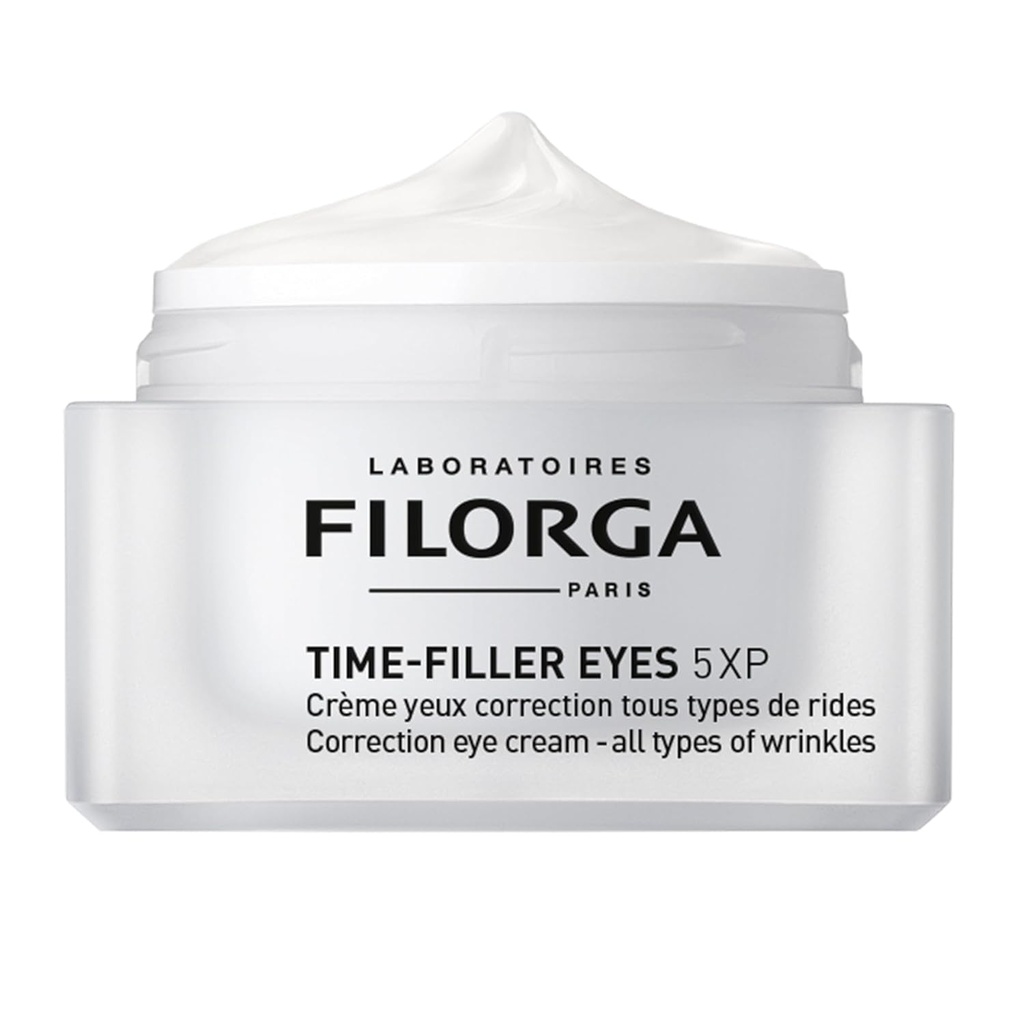 Filorga Time-Filler Eyes Daily Anti Starnutie a vrásky Redukujúce očný krém s kyselinou hyalurónovou minimalizovať vrásky a tmavé kruhy, zdvihnúť viečka, a zvýšiť Lashes