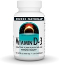 Zdroj Naturals Vitamín D-3 Bioaktívna forma pre zdravie kostí a imunity* 5000 iu - 120 kapsúl