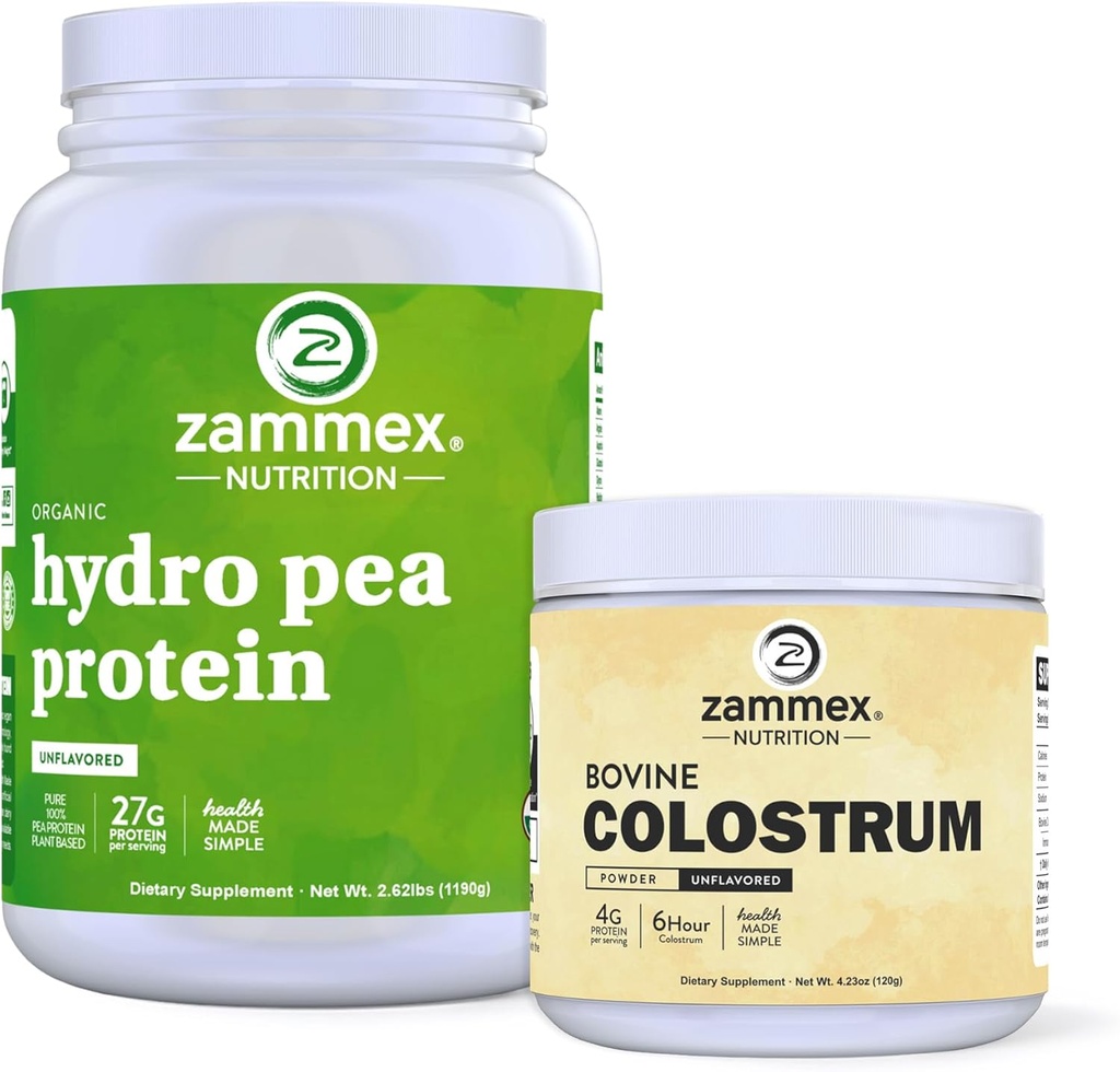 Zammex Pea Protein prášok + Bovine Colostrum prášok