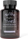 Saphira Lesklá blond vlasy Supplement and Vitamíny pre Blonde, Bielené a zvýraznené vlasy s horčíkom a železom, 60 kapsúl, 1 mesiac dodávky