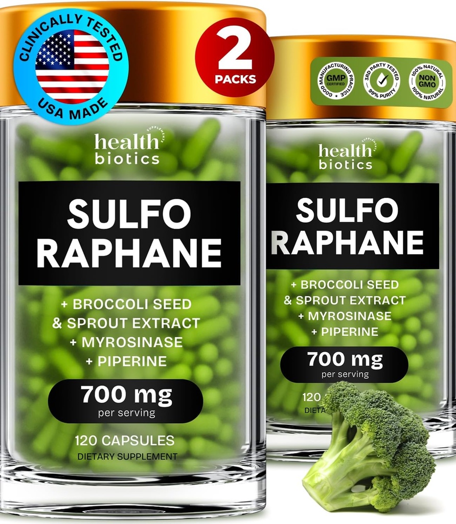 Sulforaphane Supplement Organic Brokolica Sprouts 