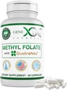 GENEX Metyl folát s Quatrefolic® 1360 mcg DFE (60 kapsúl) Bioaktívna forma folátu - 5-metyltetrahydrofolát 