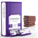 timbar Protein Bars 12 Pack 12g Protein & 9g Fiber Plant Based- Energy & Nut Bars 