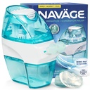 Štartovacia súprava na výplach - systém zavlažovania nosa - Saline Nasal Rinse Kit s 1 Čistič nosa na výplach a 30 soľných podpier