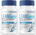 Rize labs Lean Gene Supplement, Metabolická podpora Formula, Lean Gene pre pokročilé chudnutie, Lean Gene Maximum Strength Capsules, LeanGenex All-Natural Pills (120 Kapsule) (Pack of 2)