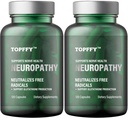 Neuropatia Nutričný zmes pre Nerve Discomfort Relief, s 600 mg Alpha Lipoic Acid - Benfotiamín, Maximálna sila Prírodné Nerve Vitamíny,Vhodný pre nohy, ruky, prsty, Nohy Toe