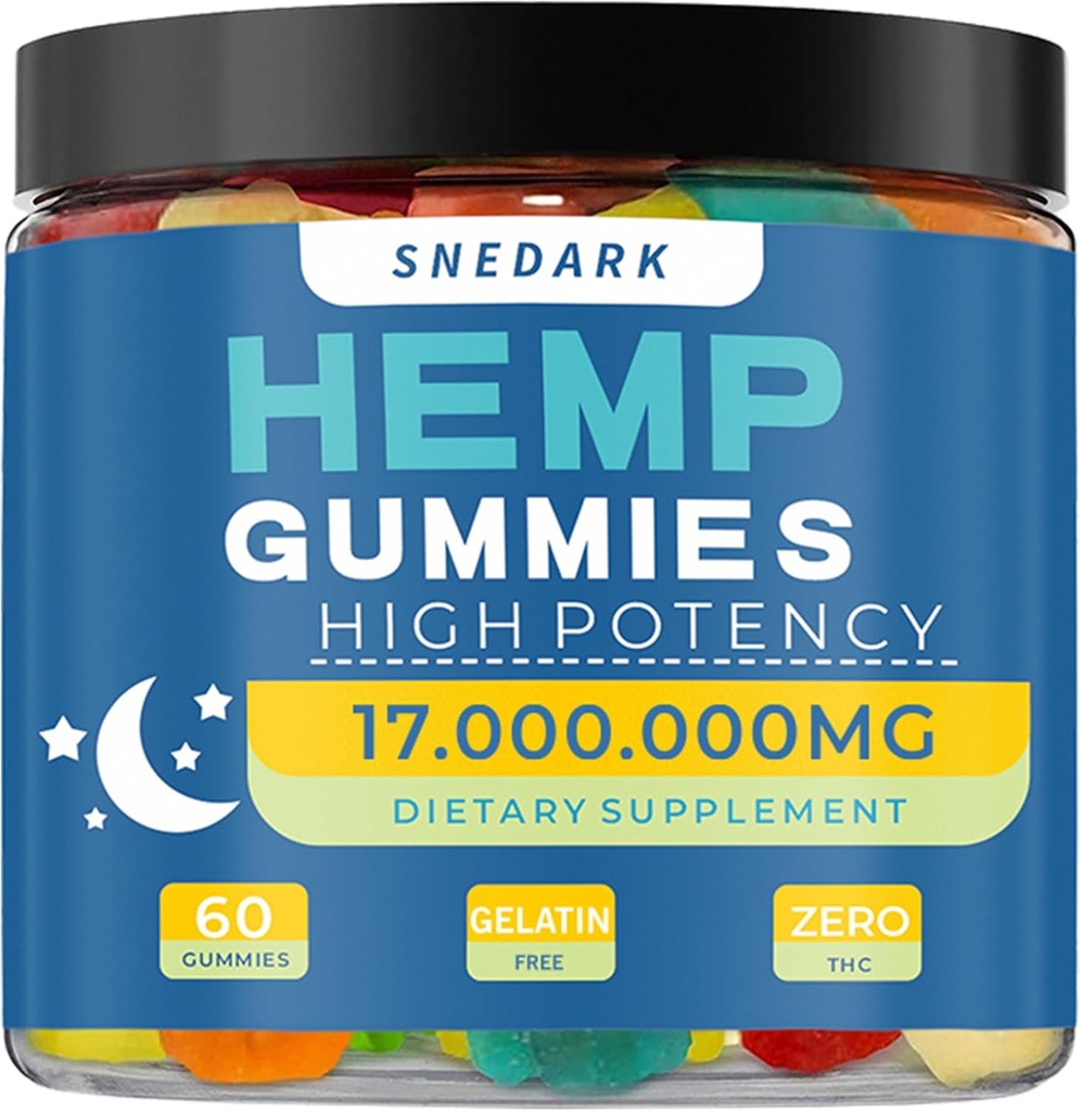 Hemp Gummies Advanced Extra Strength- High Potency Natural Hemp Oil Extract Gummy, Great for Peace & Relaxation,Naturals Fruit Flavors,Made in USA