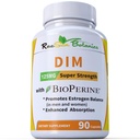 DIM doplnok 125mg - DIM diindolylmetán Plus BioPerine 90-Deň dodávky DIM pre Estrogen Balance, Hormone Menopauza Balance, Akné podpora, vlasy koža a nechty