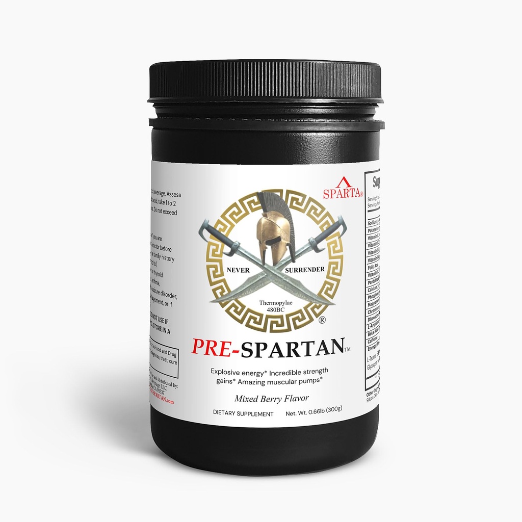 Pre-spartan Cvičenie Energy Drink Powder AAKG, Dodáva intenzívne cvičenie energie, Focus & Čerpadlá získať svalovú hmotu L Citruline Arginine 30 Sevings - Palivo Spartan