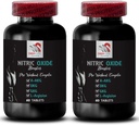 Doplnok cvičenia - NITRIC OXID BOOSTER - oxid dusnatý, oxid dusnatý doplnky pre mužov, fyzická aktivita, podpora sily, zvýšenie výkonu, A-AKG, podpora svalov 2 Fľaša 120 Tablety