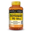 MASON NATURAL Peppermint Oil 50 mg Enteric Coated Supplement, 90 Day Supply of Gastrointestinálne Podpora pre normálne fungovanie Bowel, Softgel Pills