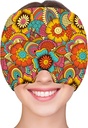 ZNÖCUETÖD Migraine Relief Cap Bolesť hlavy Relief Cap Cold Cap Ice Hat pre migrény Bolesť hlavy Sinus Stres Napätie Hlava Ice Pack Zalomiť Migraine Maska Hangover Cap Ice Beanie Hot/Cold Compression Ženy