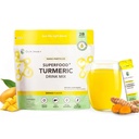 Nano Turmeric Curcumin Drink Powder, Golden Juice for Wellness & Imunity, No Turmeric Taste, Add to Smoothies/Water Daily Morning Routine