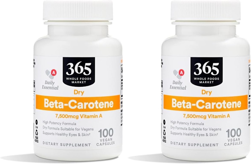 365 podľa trhu s celými potravinami, Beta karotén dry 15000 MCG, 100 grófov (séria z 2)