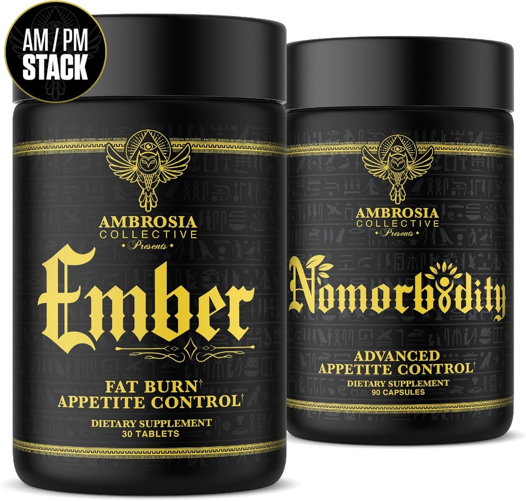 Ambrosia Nomorbidity Advanced Apetite Control & Ember Thermogenic Fat Burner 