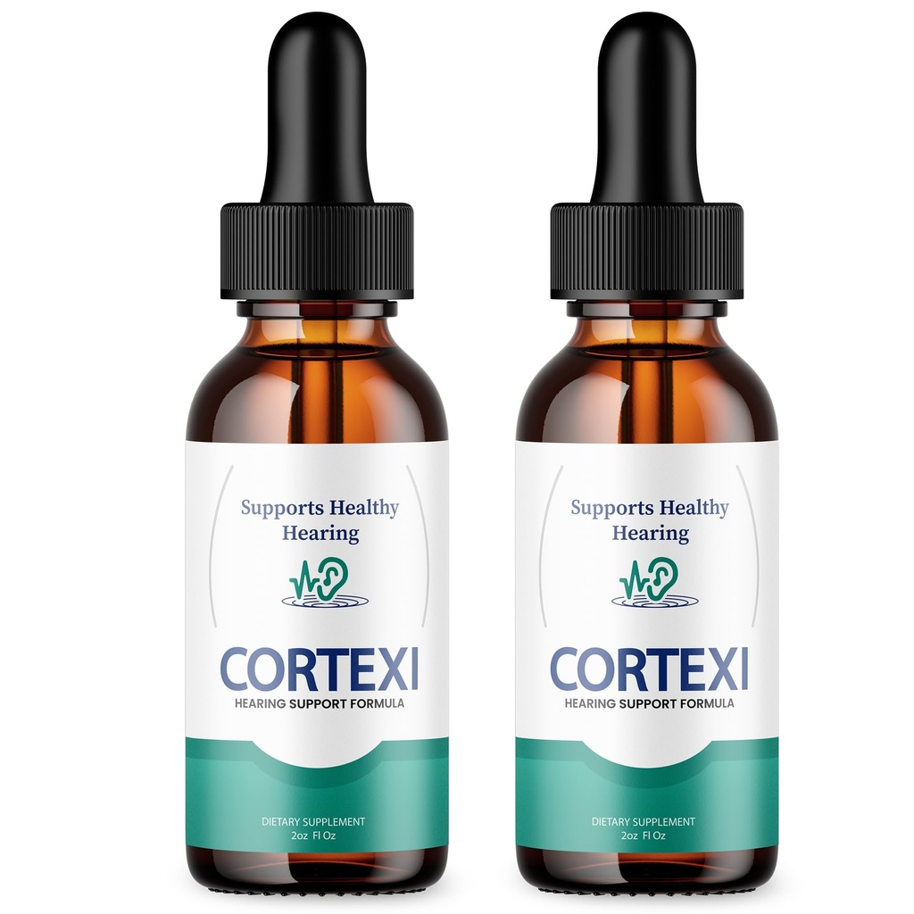 (2 balenia) Cortexi kvapky do ucha - Oficiálna formula - Cortexi Tinnitus liečba Cortexi podpora sluchu kvapky, Cortexi pre zvonenie v ušiach, Cortexi Supplement kvapky Maximálna sila nová zlepšenie (2 oz)