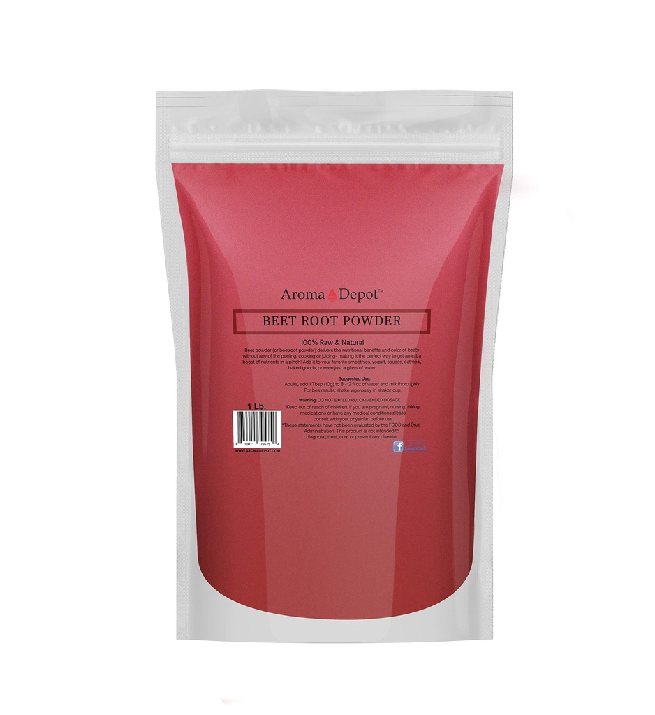 Repa koreňový prášok 1 Lb. podľa Aroma Depot Raw & non-GMO I Vegan & Gluten Free I Nitric Oxide Booster Aj zvyšuje vytrvalosť a zvyšuje energiu imunitného systému posilňovač I 100% prírodné
