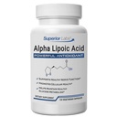Superior Labs Alpha Kyselina lipoová 600 mg kapsuly, čistá non- GMO ALA, vysoká absorpcia, podpora nervov, zdravá cirkulácia a reakcia nervov, zdravé starnutie Antioxidant, 120 Veg Caps, 4-mesačná dodávka