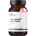 Designs for Health OmegAvail Ultra DHA - Highly Concentrated DHA Triglycerid Fish Oil, TG Fish Oil with 500mg DHA + 100mg EPA - No Fishy Dochute (60 Softgels)