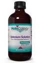 Nutricology Selenium Solution - Well-Absorbed Selenium Liquid, Pure Sodík Selenit, Podpora štítnej žľazy, Antioxidanty, 100 μg Supplement, Hypoalergenic - 8 Fl Oz